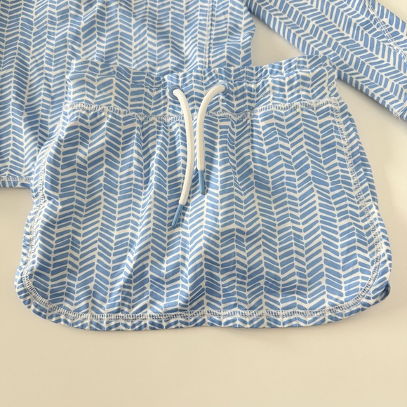 Vineyard Vines Chevron Two-Piece Swim Rashguard and Bottom Size 2T - Picture 8 of 12